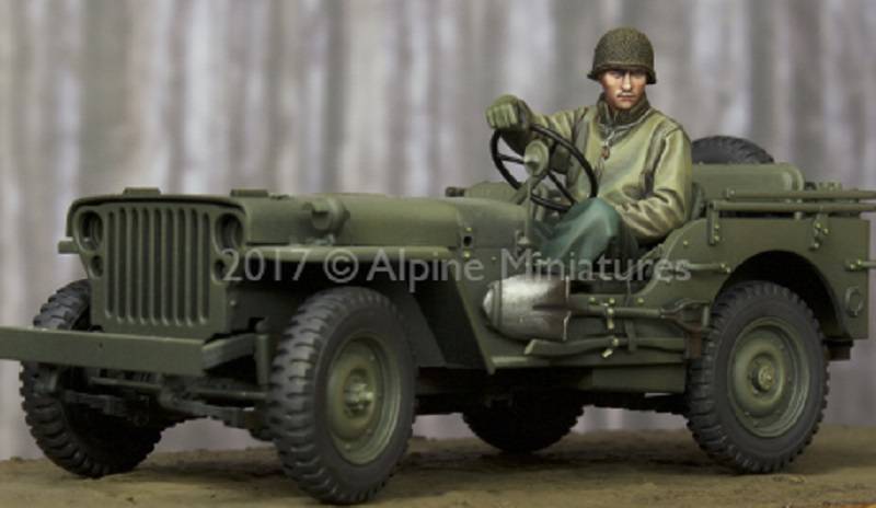 WW2 US Jeep Driver