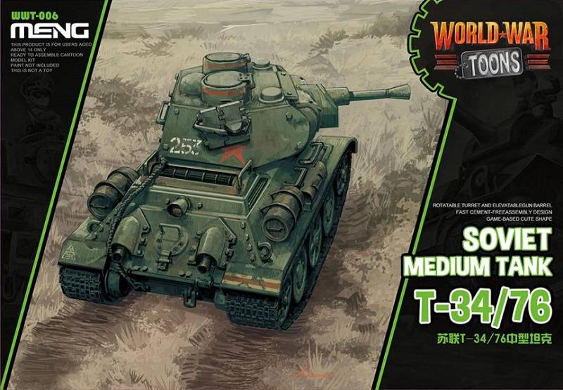World War Toons Soviet Medium Tank T-34/76