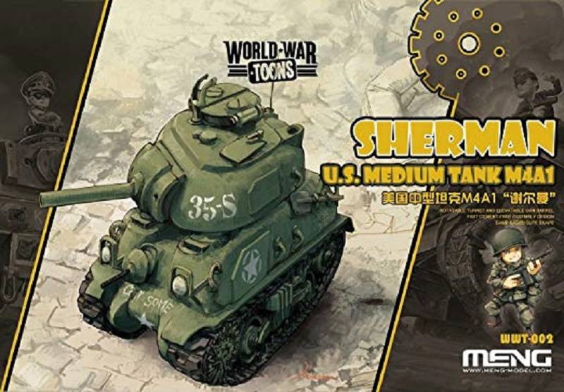 World War Toons M4A1 Sherman U.S Medium Tank