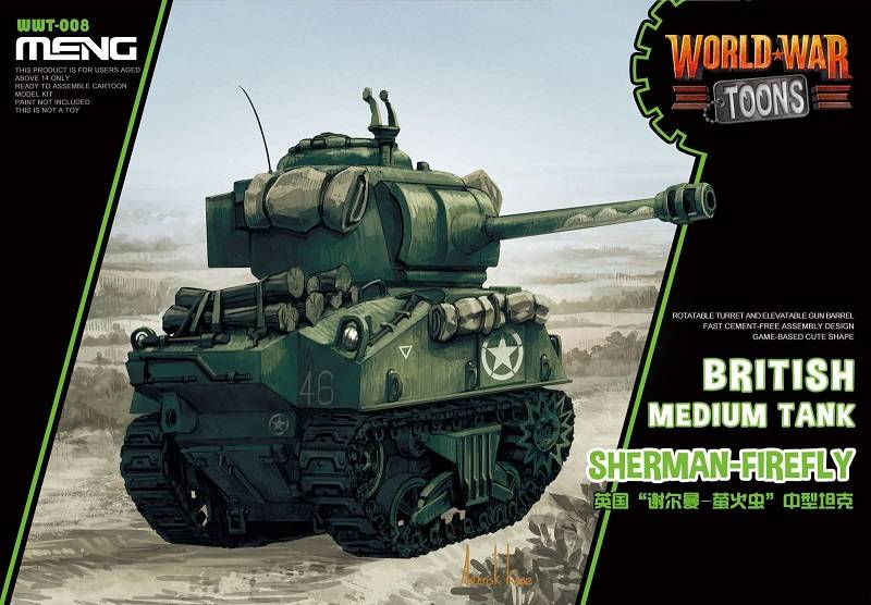 World War Toons British Medium Tank Sherman-Firefly