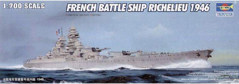 French battleship Richelieu 1946