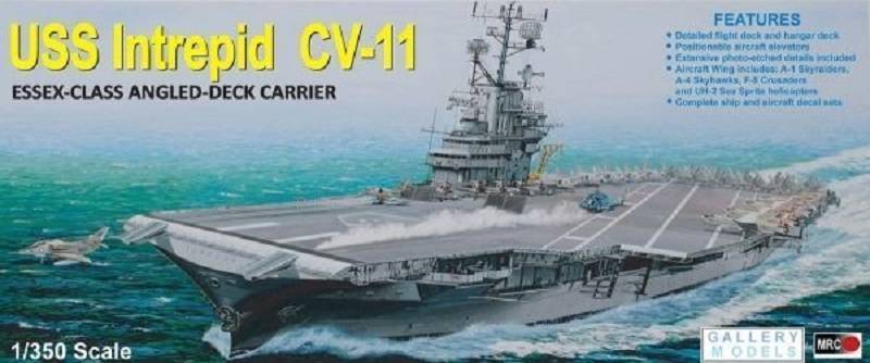 USS Intrepid CV-11 Essex-Class Angled-Deck Carrier