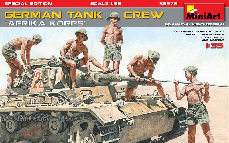 GERMAN TANK CREW ”Afrika Korps” SPECIAL EDITION