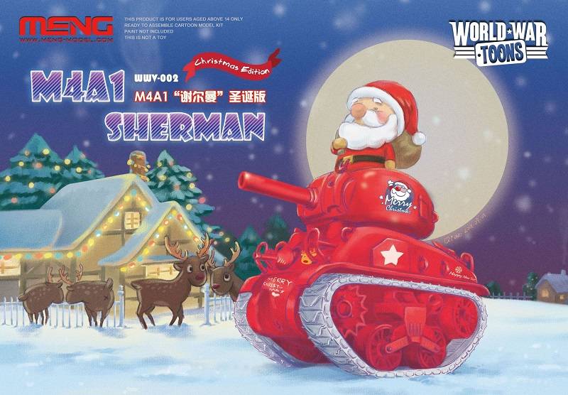 World War Toons M4A1 Sherman Christmas Edition