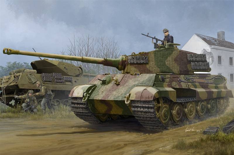 Pz.Kpfw.VI Sd.Kfz.182 Tiger II (Henschel 1944 Production) w/Zimmerit