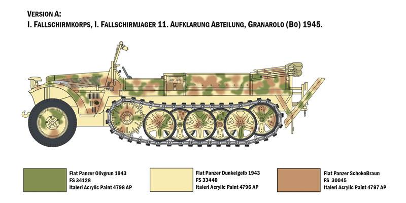 Sd.Kfz. 10 DEMAG D7 with German Paratroops – Image 4