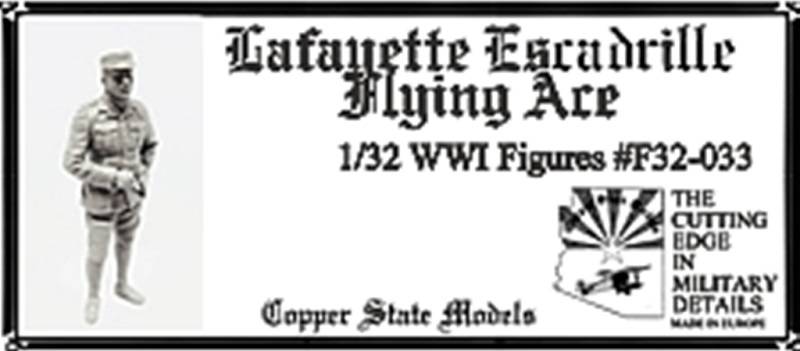 WWI Lafayette Escadrille Flying Ace