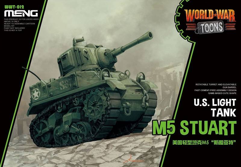 World War Toons U.S. Light Tank M5 Stuart