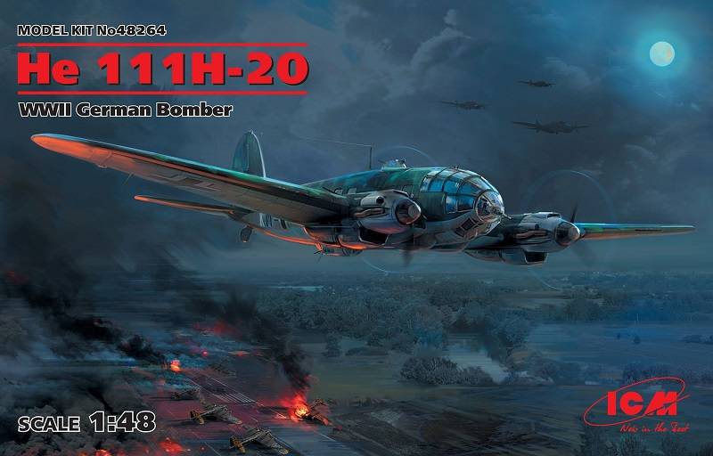 He 111H-20 WWII German Bomber