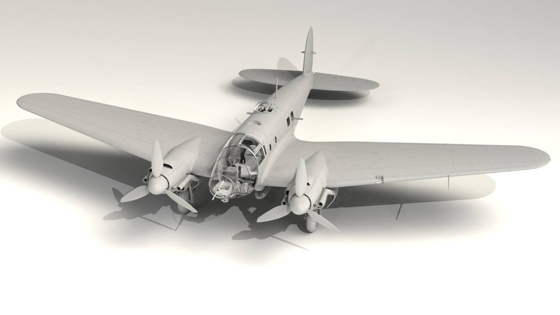 He 111H-20 WWII German Bomber – Image 2