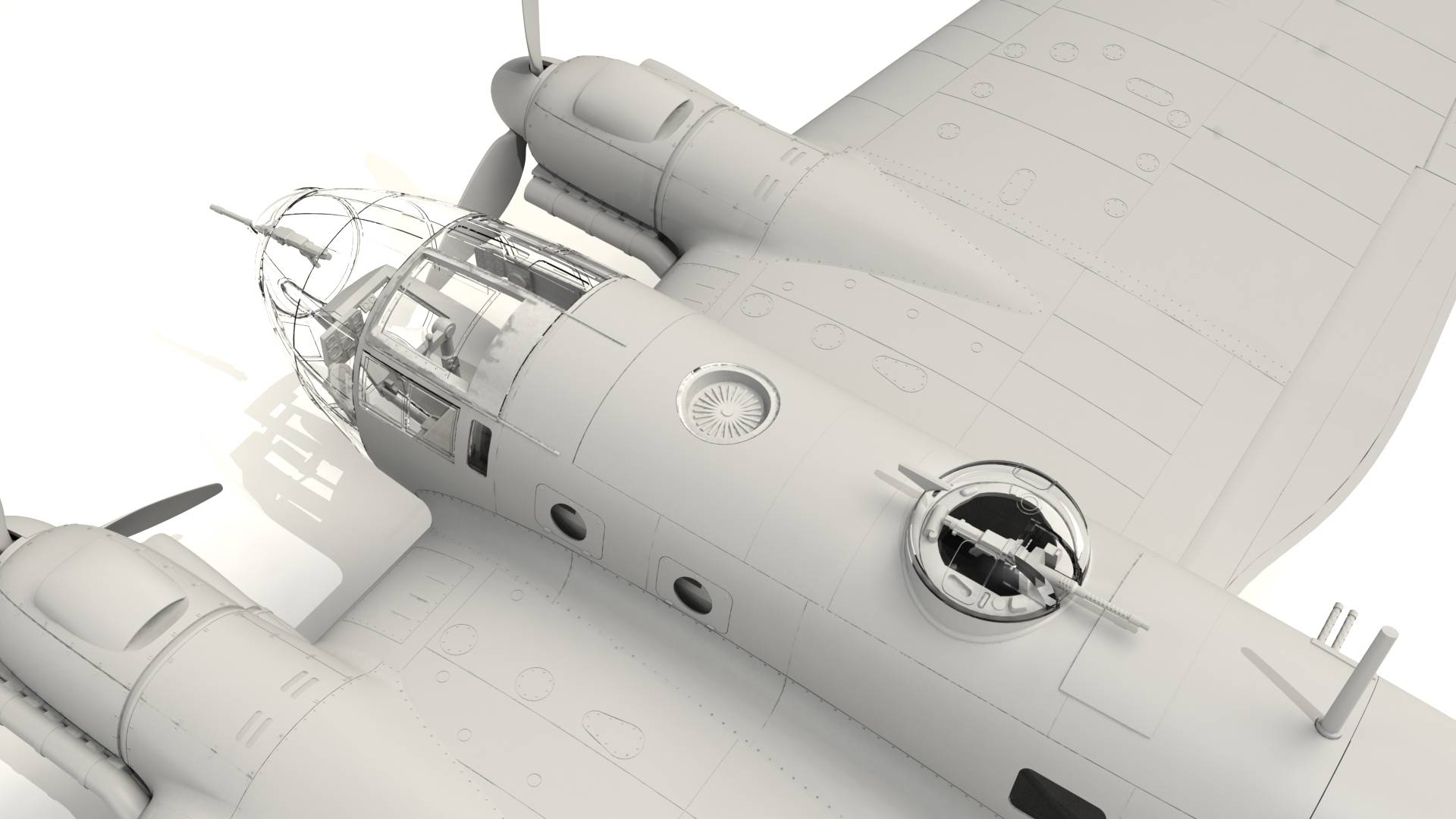 He 111H-20 WWII German Bomber – Image 4