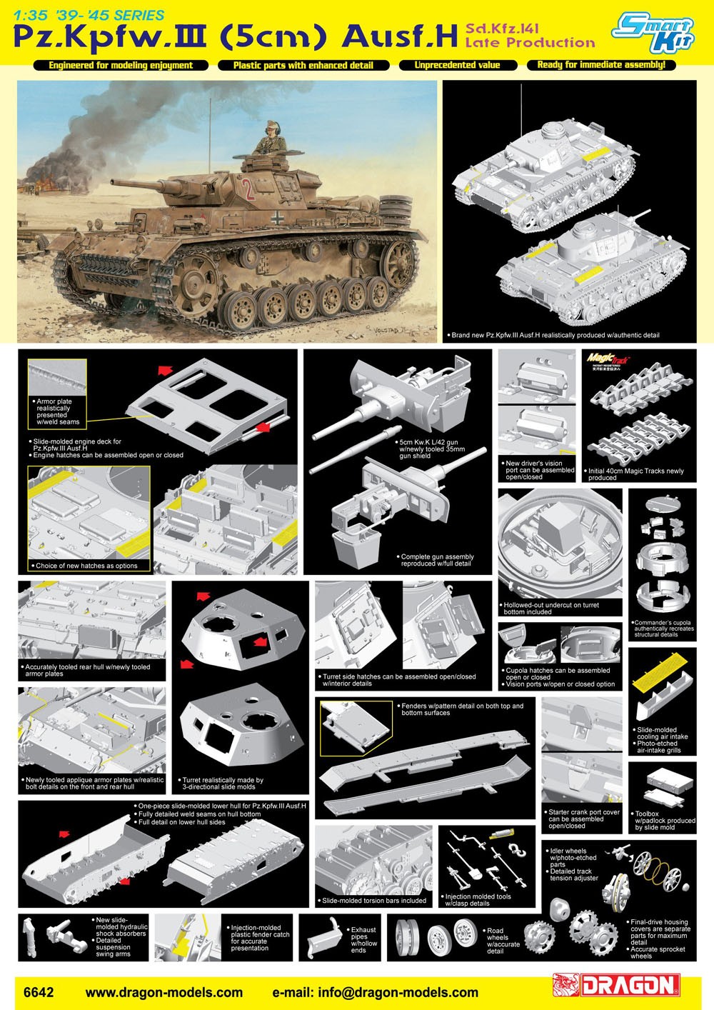 Pz.Kpfw.III (5cm) Ausf.H Sd.Kfz.141 Late Production – Image 2