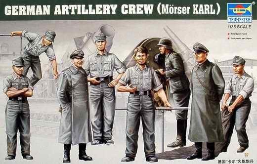 GERMAN ARTILLERY CREW Mörser KARL