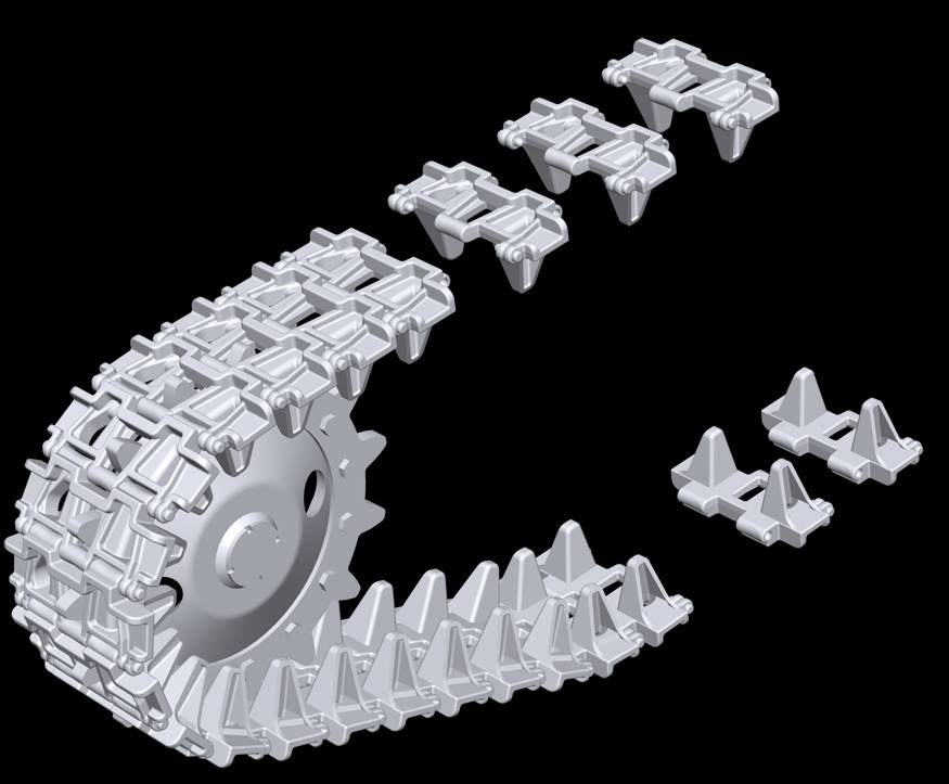 WORKABLE TRACK LINK SET for T-70 – Image 3