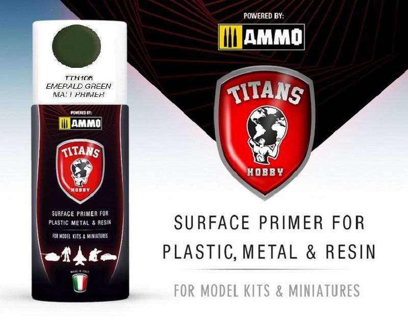 TITANS HOBBY EMERALD GREEN MATT PRIMER