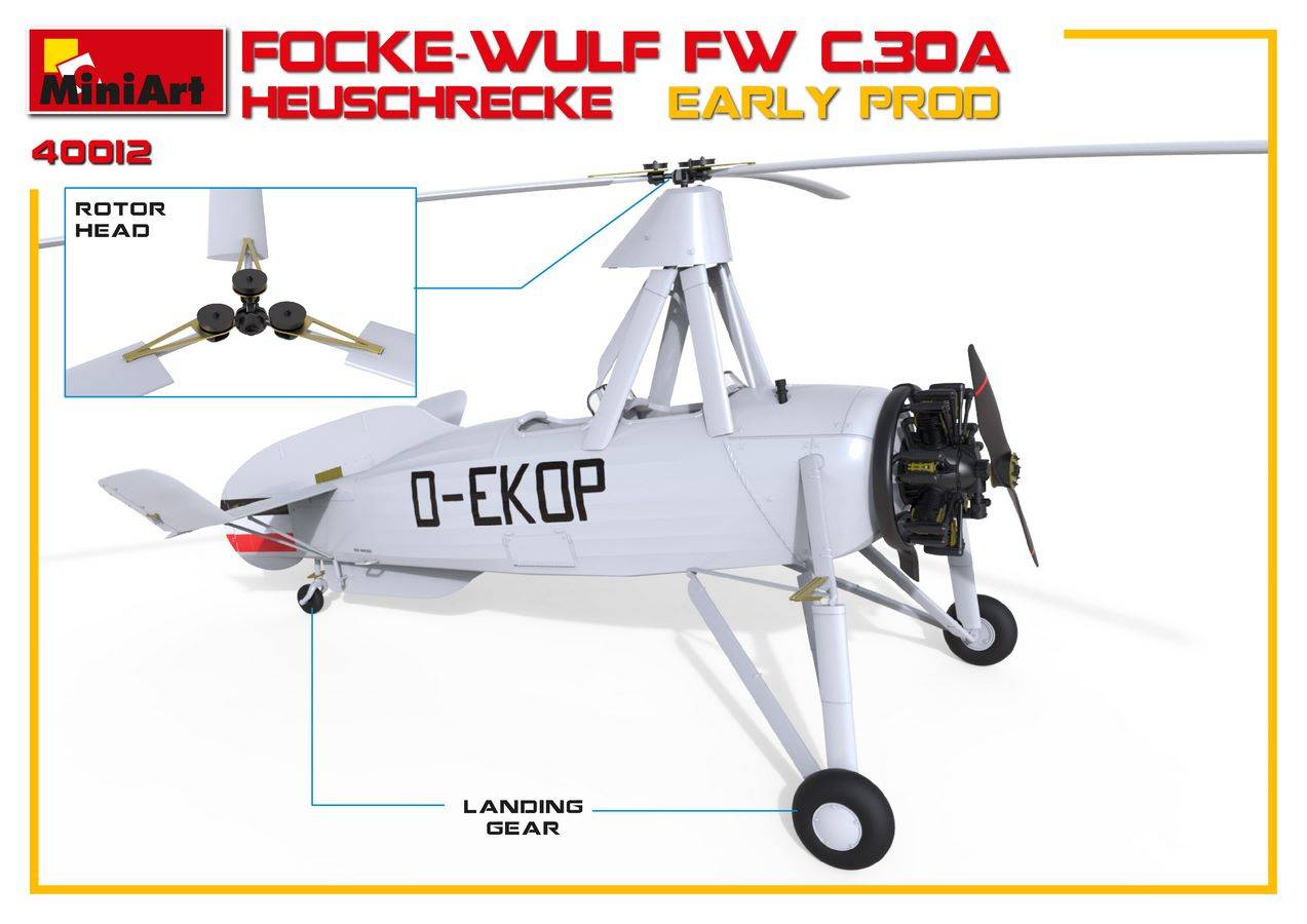 FOCKE-WULF FW C.30A HEUSCHRECKE. EARLY PROD – Image 14