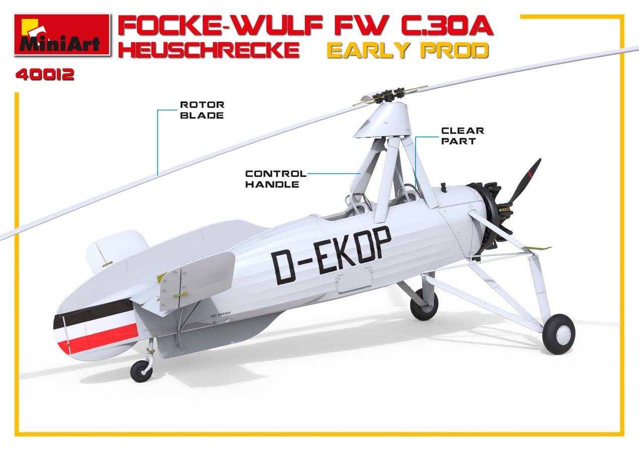 FOCKE-WULF FW C.30A HEUSCHRECKE. EARLY PROD – Image 15