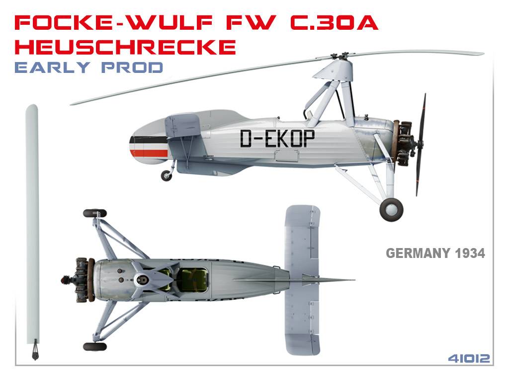 FOCKE-WULF FW C.30A HEUSCHRECKE. EARLY PROD – Image 19