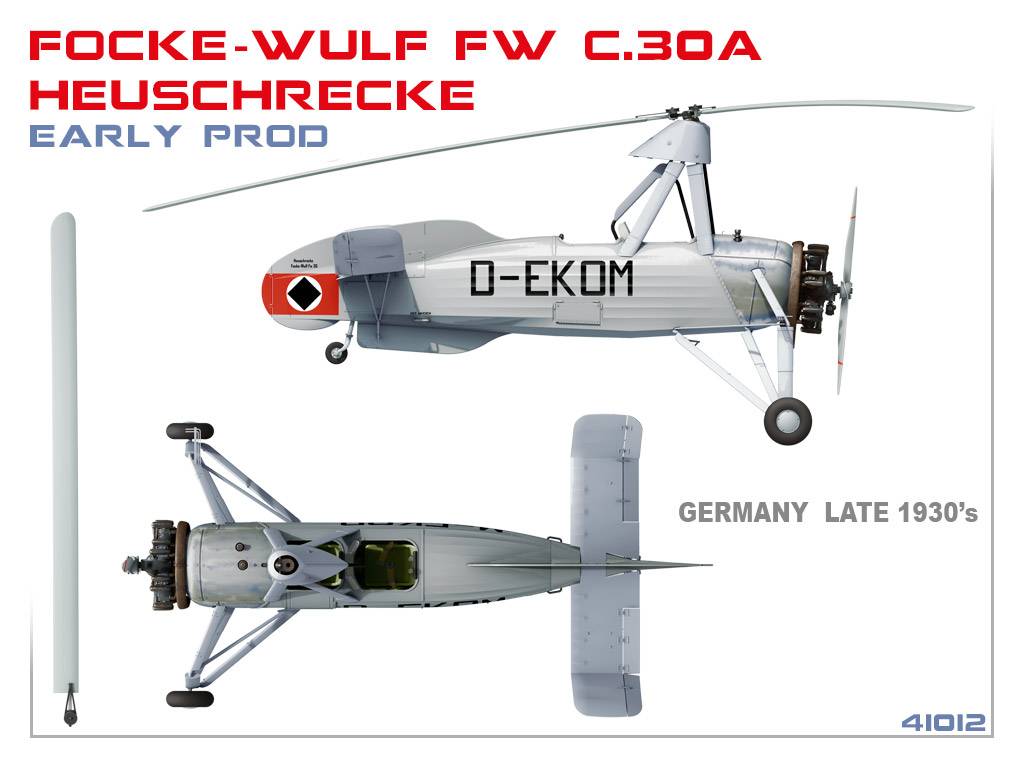 FOCKE-WULF FW C.30A HEUSCHRECKE. EARLY PROD – Image 20