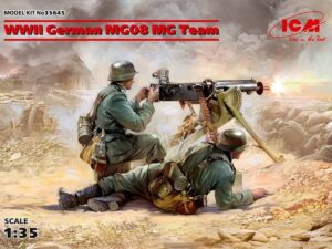 WWII German MG08 MG Team