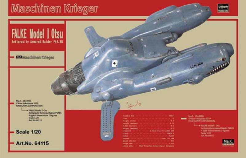 Falke Model I Otsu Antigravity Armored Raider Pkf.85