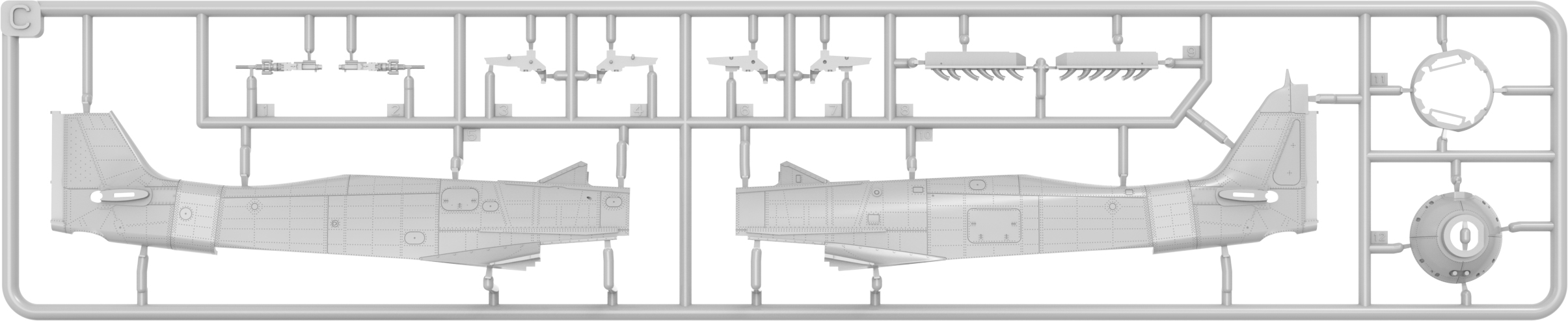 FOCKE-WULF FW 190D-9 EARLY PROD ADVANCED KIT – Image 4