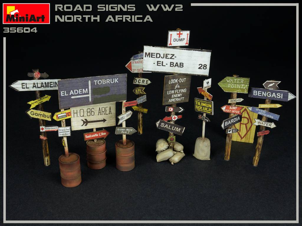 ROAD SIGNS WW2 NORTH AFRICA – Image 2