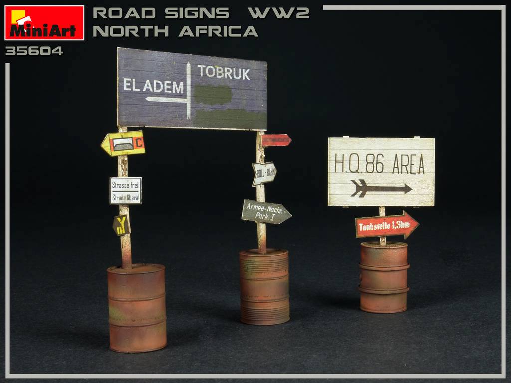 ROAD SIGNS WW2 NORTH AFRICA – Image 3