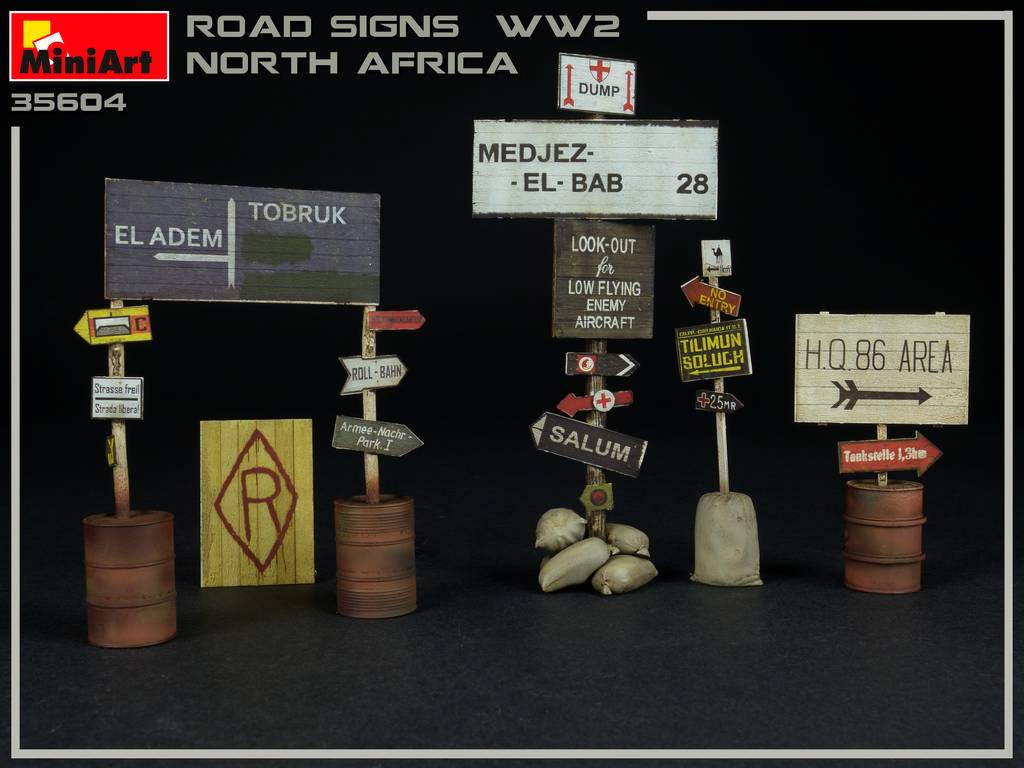 ROAD SIGNS WW2 NORTH AFRICA – Image 4