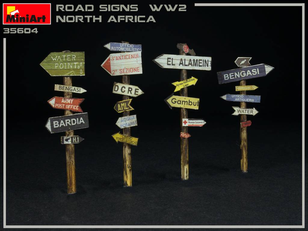 ROAD SIGNS WW2 NORTH AFRICA – Image 5