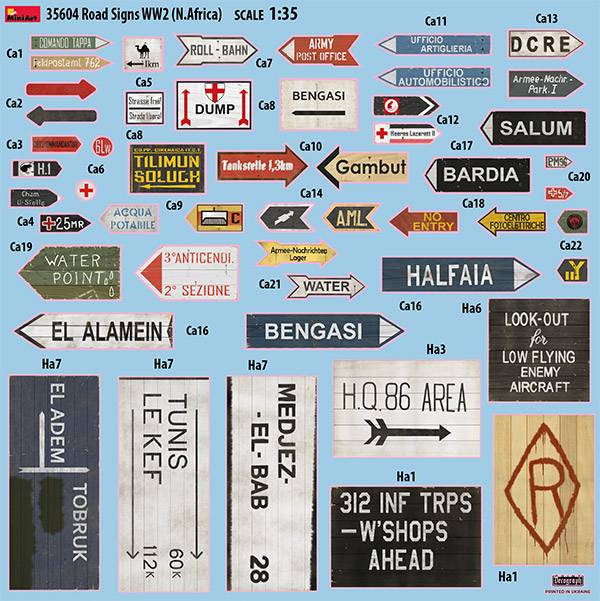ROAD SIGNS WW2 NORTH AFRICA – Image 16