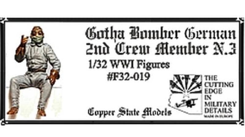German Gotha Bomber 2nd Crew Member N.3
