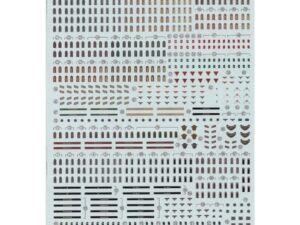 WWII German Militaty Insigna Decal set (Africa Corps/Waffen SS)