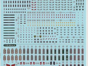 WWII German Militaty Insigna Decal set
