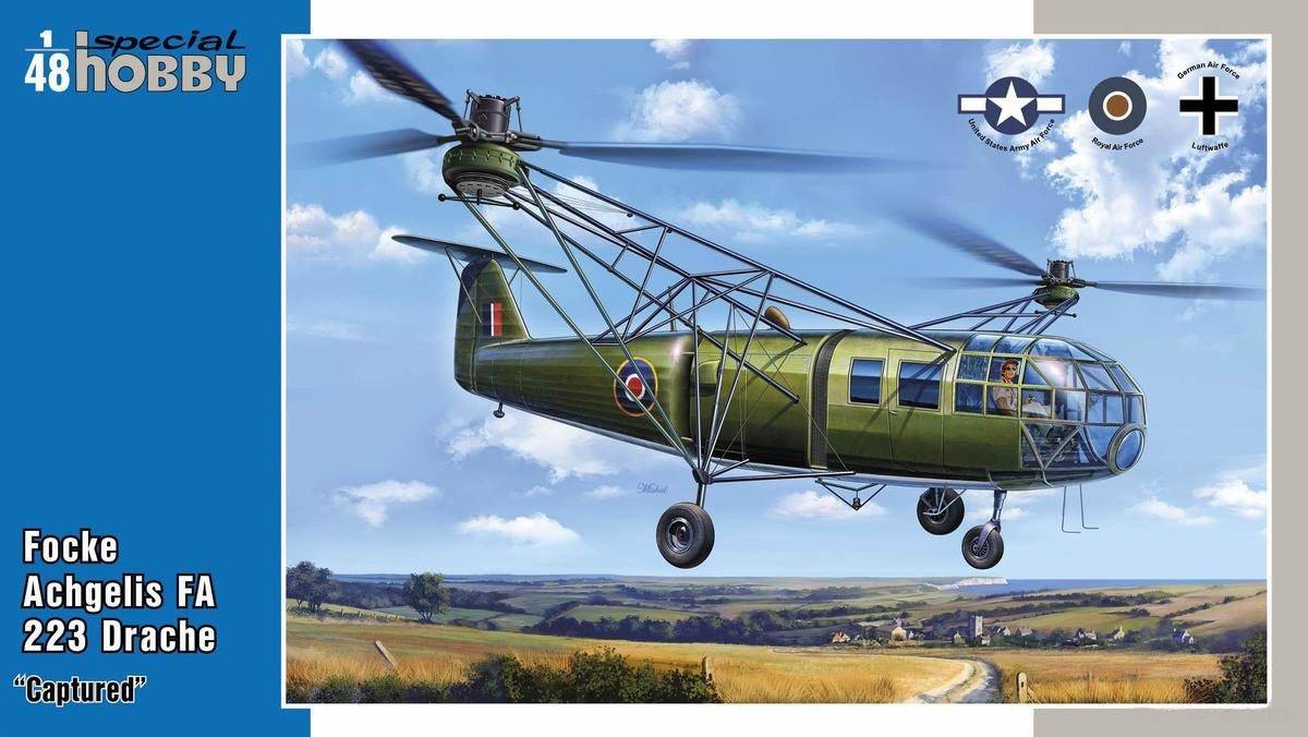 Focke Achgelis FA 223 Drache Captured