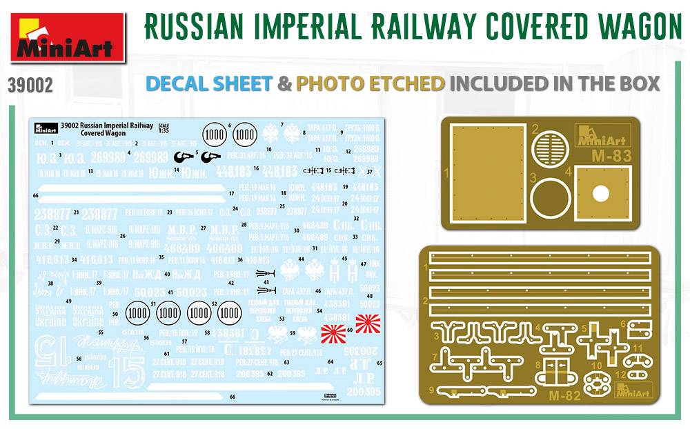 RUSSIAN IMPERIAL RAILWAY COVERED WAGON – Image 2