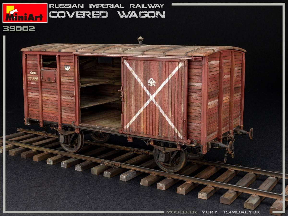 RUSSIAN IMPERIAL RAILWAY COVERED WAGON – Image 5
