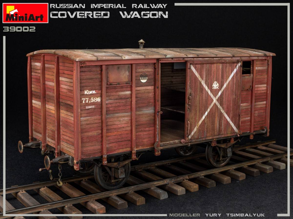 RUSSIAN IMPERIAL RAILWAY COVERED WAGON – Image 6