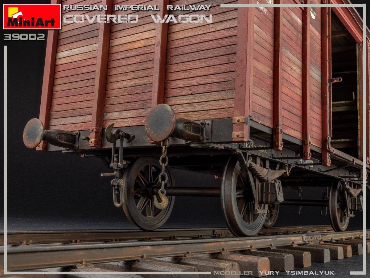 RUSSIAN IMPERIAL RAILWAY COVERED WAGON – Image 16