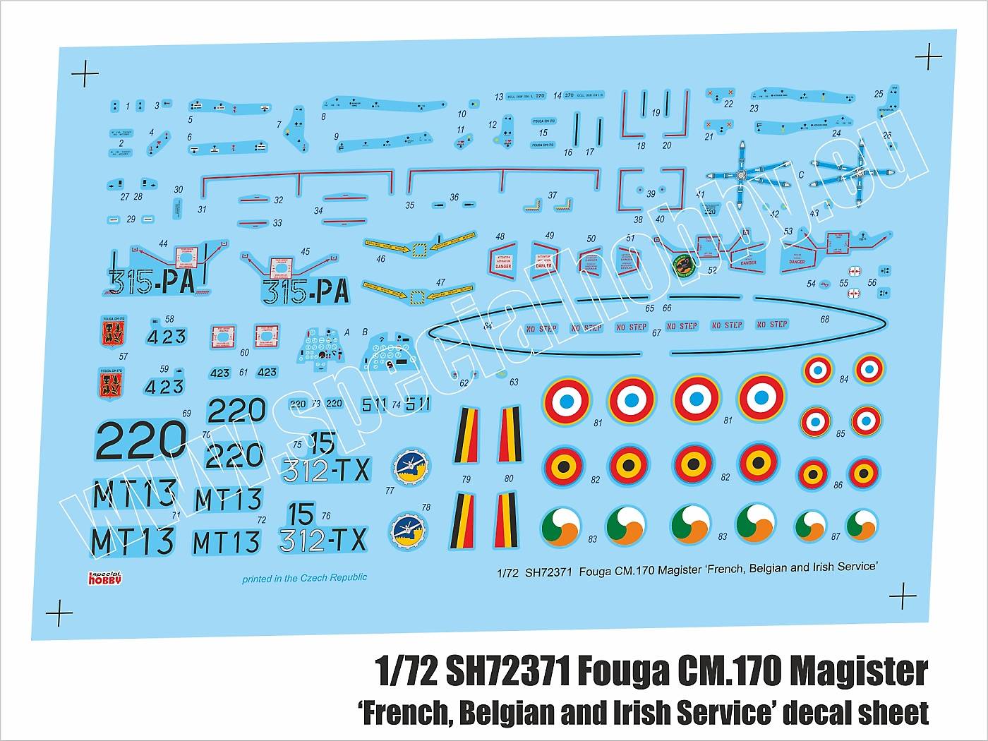 Fouga CM.170 Magister French, Belgian and Irish Service – Image 2