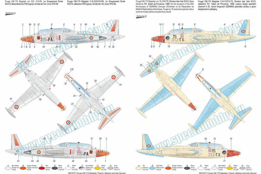 Fouga CM.170 Magister French, Belgian and Irish Service – Image 3