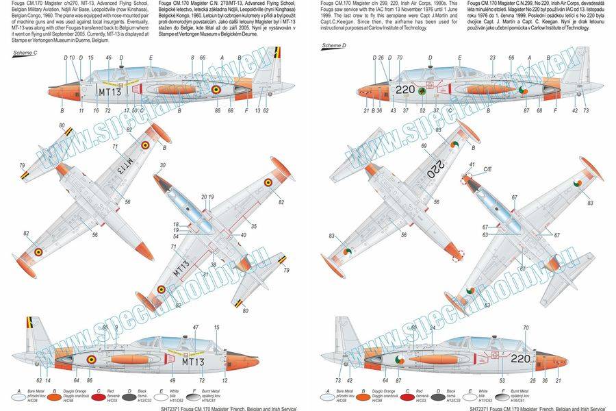 Fouga CM.170 Magister French, Belgian and Irish Service – Image 4