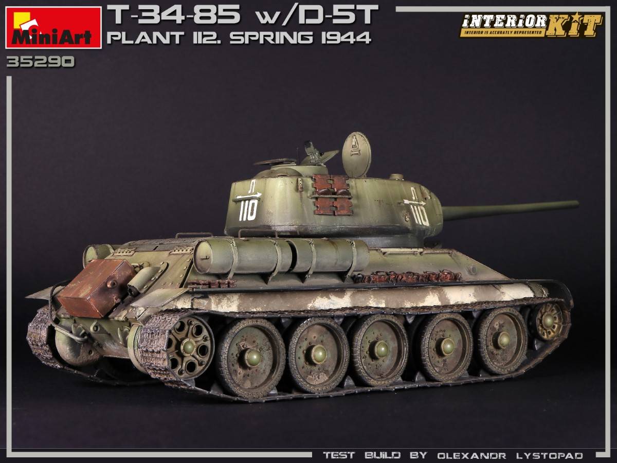 T-34/85 w/D-5T. PLANT 112. SPRING 1944. INTERIOR KIT – Image 3