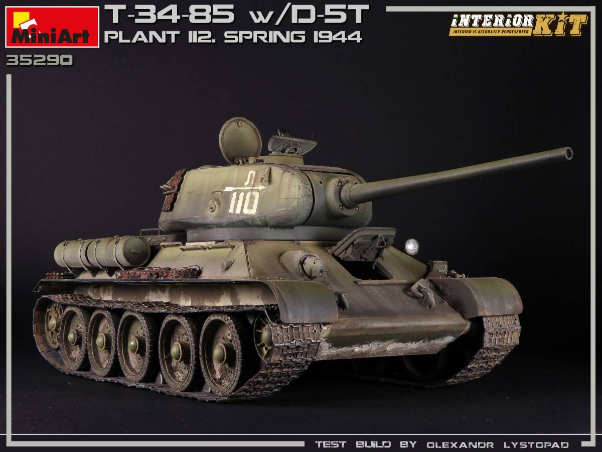 T-34/85 w/D-5T. PLANT 112. SPRING 1944. INTERIOR KIT – Image 4