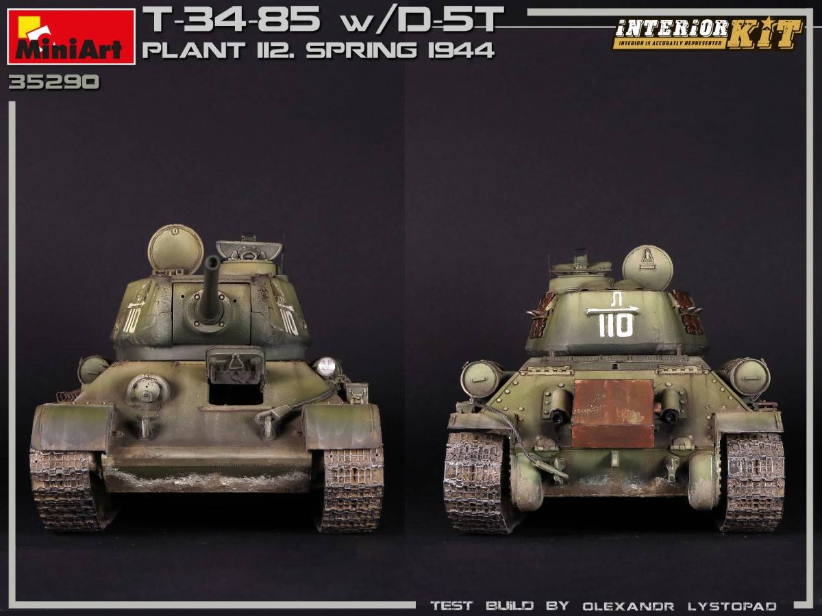 T-34/85 w/D-5T. PLANT 112. SPRING 1944. INTERIOR KIT – Image 6