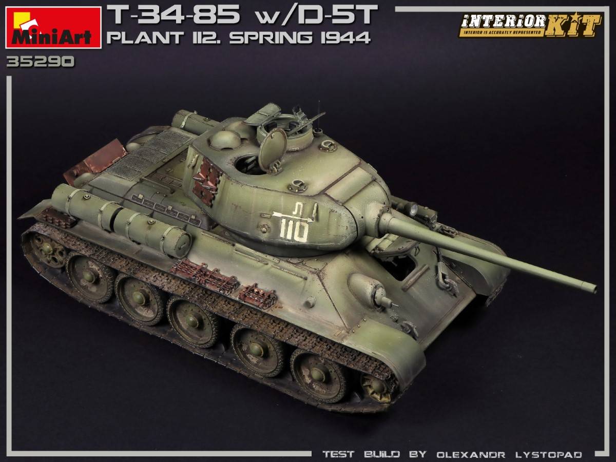 T-34/85 w/D-5T. PLANT 112. SPRING 1944. INTERIOR KIT – Image 8