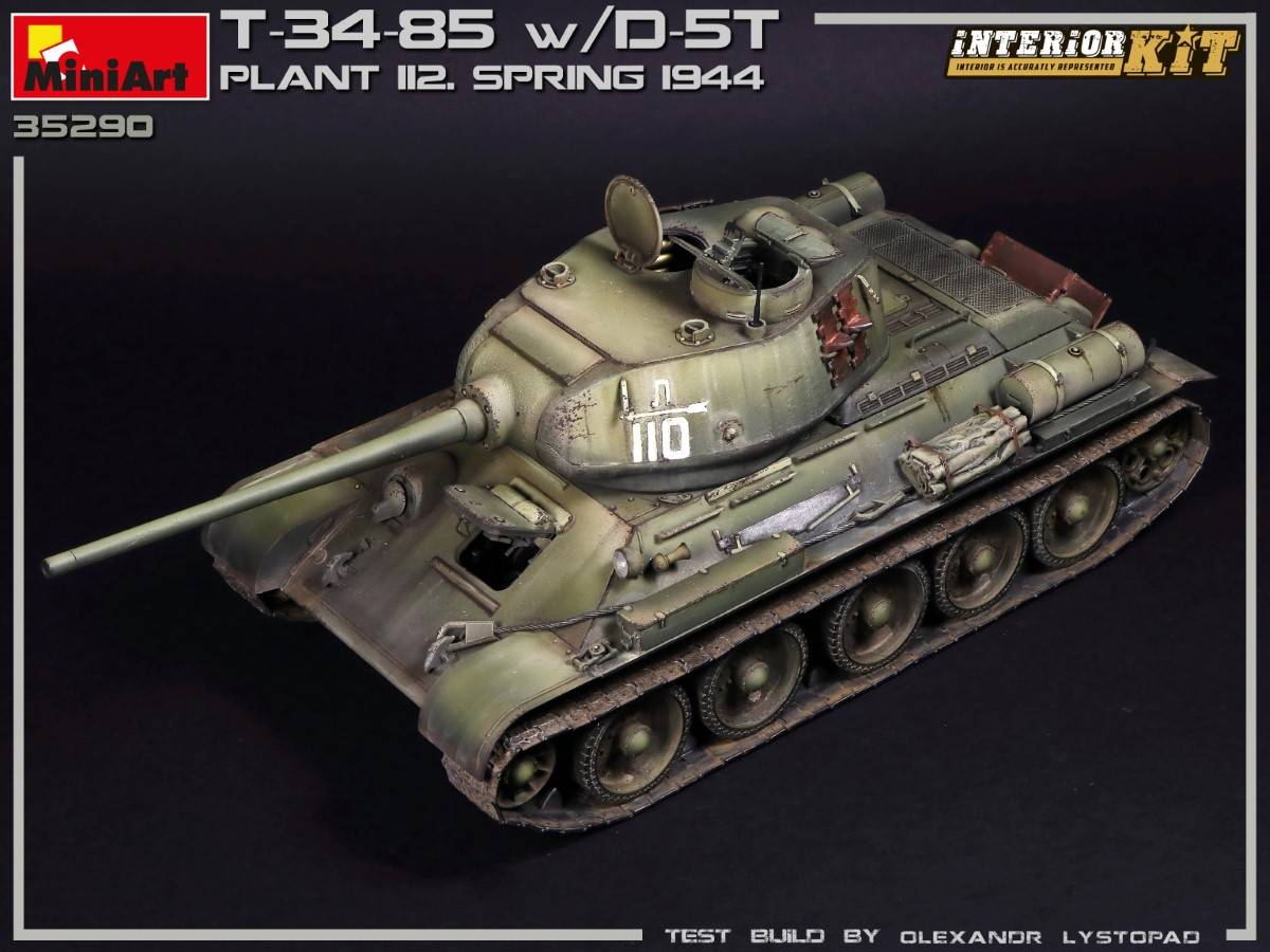 T-34/85 w/D-5T. PLANT 112. SPRING 1944. INTERIOR KIT – Image 9