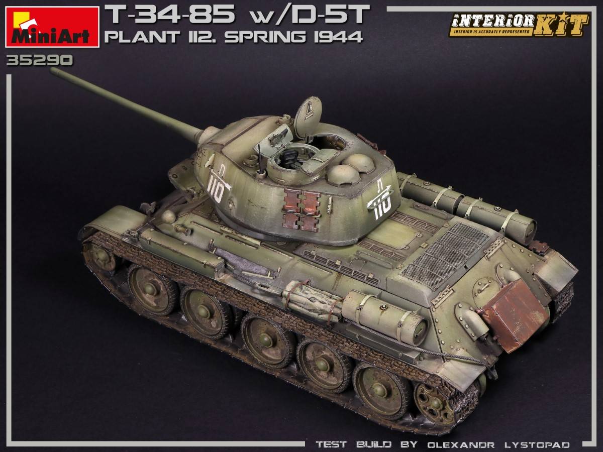 T-34/85 w/D-5T. PLANT 112. SPRING 1944. INTERIOR KIT – Image 10