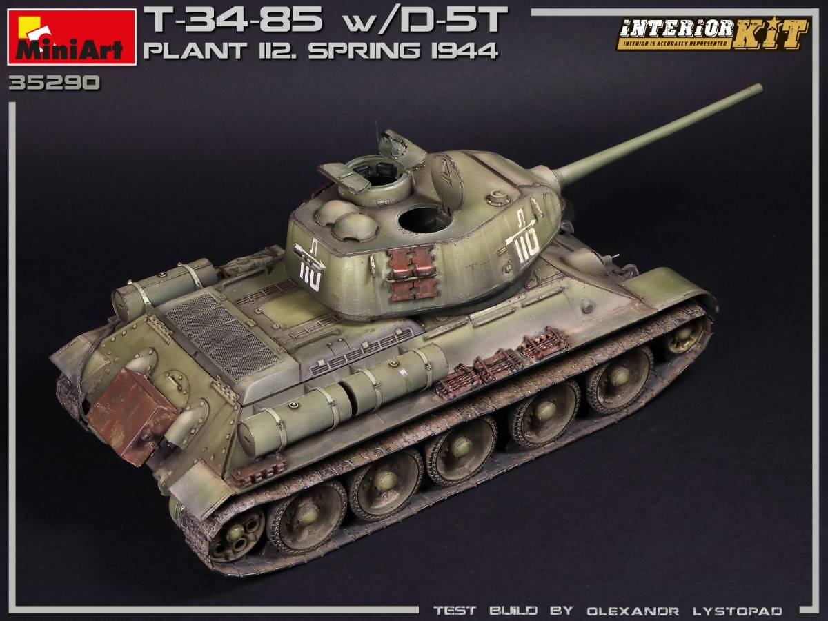 T-34/85 w/D-5T. PLANT 112. SPRING 1944. INTERIOR KIT – Image 11