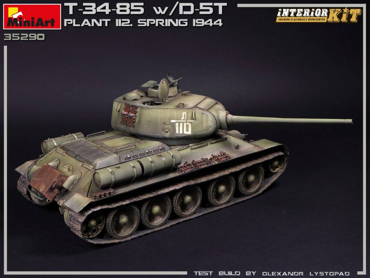 T-34/85 w/D-5T. PLANT 112. SPRING 1944. INTERIOR KIT – Image 14
